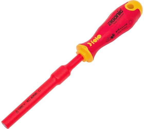 Набор диэлектрических отверток M-TECH Felo Ergonic в кейсе, 6 шт 41910636