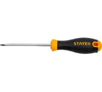 Отвертка, двухкомпонентная рукоятка, магнитный наконечник, SL5,0x100мм Stayer 2509-05-1_z02