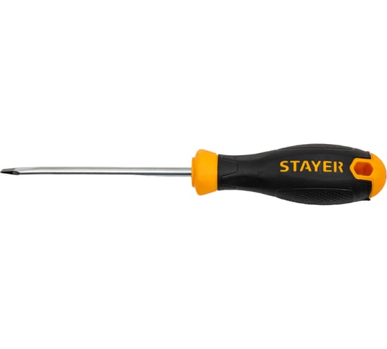 Отвертка, двухкомпонентная рукоятка, магнитный наконечник, SL5,0x100мм Stayer 2509-05-1_z02 1