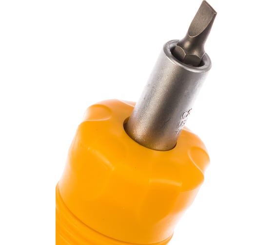 Реверсивная отвертка с битами 12 предметов KRAFT KT 700406