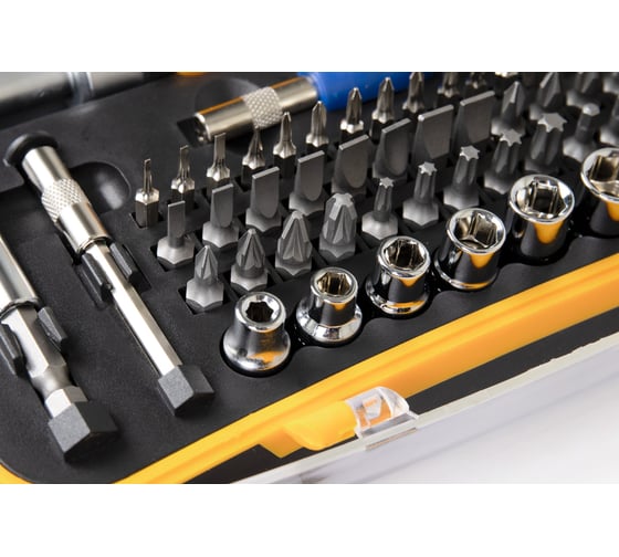 Отверточная рукоятка 65 предметов KRAFT KT 700447