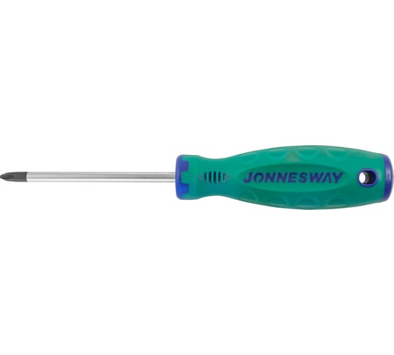 Стержневая крестовая отвертка Jonnesway D71P2100 ANTI-SLIP GRIP, PH2x100 мм 49951