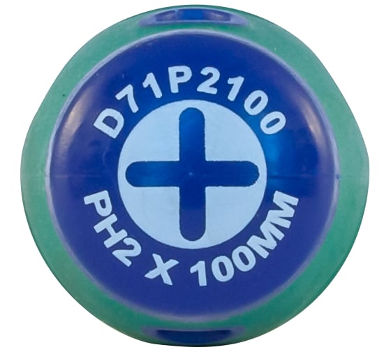 Стержневая крестовая отвертка Jonnesway D71P2100 ANTI-SLIP GRIP, PH2x100 мм 49951