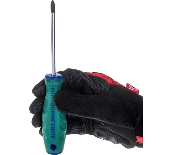 Стержневая крестовая отвертка Jonnesway D71P2100 ANTI-SLIP GRIP, PH2x100 мм 49951