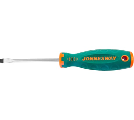 Стержневая шлицевая отвертка Jonnesway D71S6100 ANTI-SLIP GRIP, SL6.5x100 мм 49954