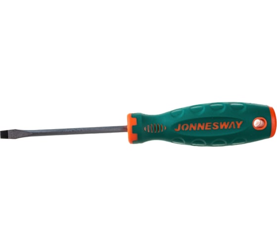 Стержневая шлицевая отвертка Jonnesway D71S6100 ANTI-SLIP GRIP, SL6.5x100 мм 49954
