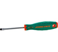 Стержневая шлицевая отвертка Jonnesway D71S575 ANTI-SLIP GRIP, SL5.5x75 мм 49953