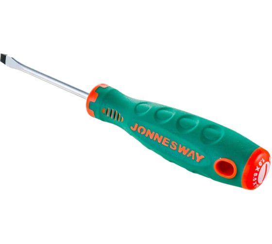 Стержневая шлицевая отвертка Jonnesway D71S575 ANTI-SLIP GRIP, SL5.5x75 мм 49953