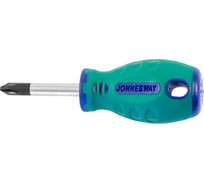 Стержневая крестовая отвертка Jonnesway D71P238 ANTI-SLIP GRIP, PH2x38 мм 49952 15958150