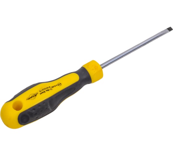 Кабинетная отвертка с прямым шлицем SL4 80мм AIST 810708040 00-00009515