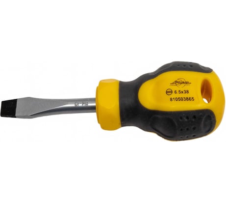 Шлицевая плоская отвертка SL6.5 38мм AIST 810503865 00-00009514