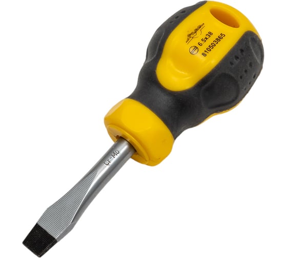 Шлицевая плоская отвертка SL6.5 38мм AIST 810503865 00-00009514