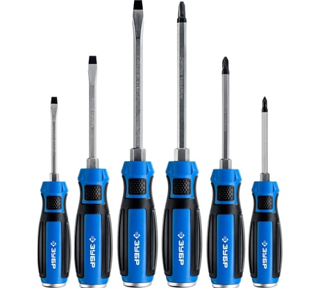 Набор ударных отверток Зубр ПРОФЕССИОНАЛ УДАРНИК 25026