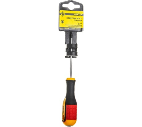 Отвертка Torx T7х75мм Энкор 19529