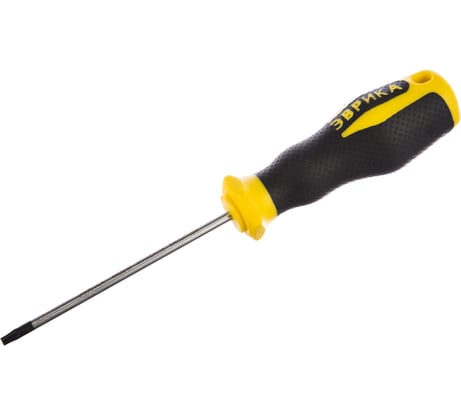 Отвертка TORX Эврика T15х100мм 4мм магнитная с держателем ER-1DT-02H 429341