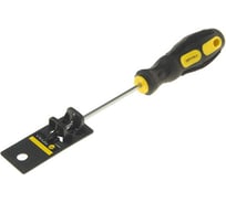 Крестовая отвертка PH0х100мм 4мм магнитная с противоскользящей ручкой с держателем ЭВРИКА ER-7DH-04H