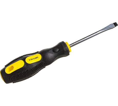 Отвертка шлицевая Эврика SL5.5х 75мм 5мм магнитная с противоскользящей ручкой ER-7DA-05H 429080