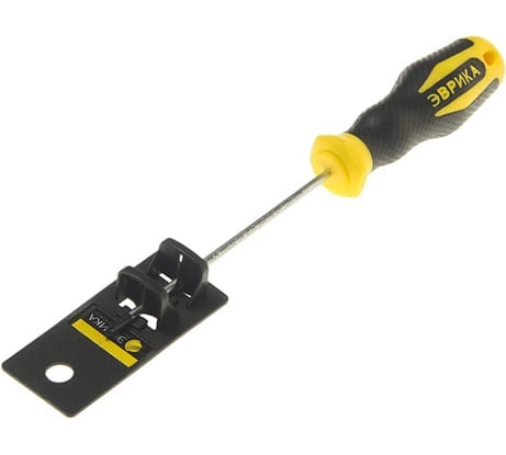 Отвертка крестовая Эврика PH0х100мм 3мм магнитная ER-1DH-07H 429346
