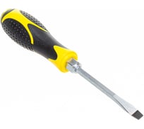 Шлицевая отвертка SL6.5х100мм H6мм магнитная ударная силовая ЭВРИКА ER-4SA-03