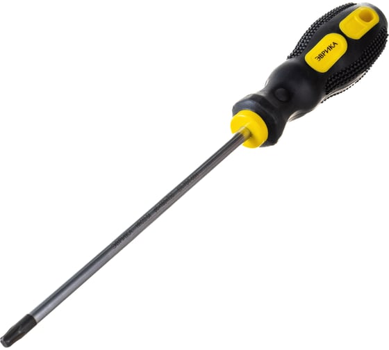 Отвертка TORX T30х150мм 6мм магнитная с противоскользящей ручкой с держателем ЭВРИКА ER-7DT-06H