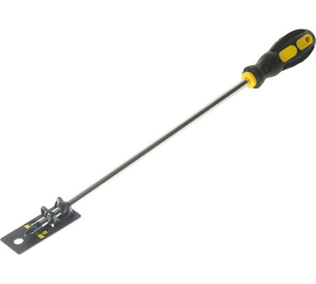 Отвертка крестовая Эврика PH3х300мм 8мм магнитная с противоскользящей ручкой с держателем ER-7DH-17H 429108