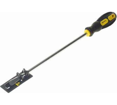Отвертка шлицевая Эврика SL8х250мм 8мм магнитная с противоскользящей ручкой с держателем ER-7DA-16H 429091