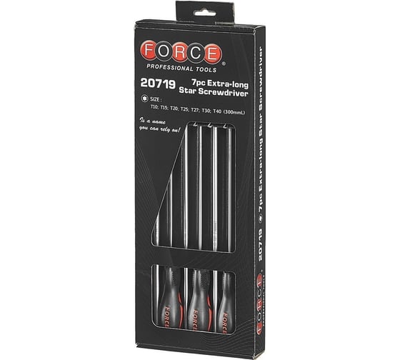 Набор длинных отвёрток Torx L=300 мм FORCE 20719