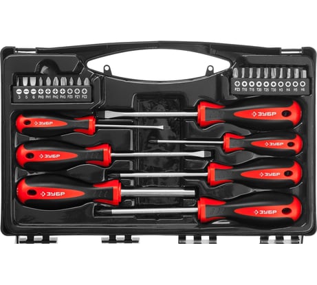 Набор отверток с битами Зубр МАСТЕР 25027