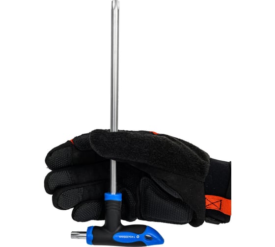 Ключ Rockforce TORX Т-образный с прорезиненной рукояткой T45х200мм RF-76745G(25705)