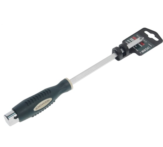 Крестовая силовая магнитная отвертка Rockforce Profi S2 PH4.0x200мм RF-70240200(28254) 1
