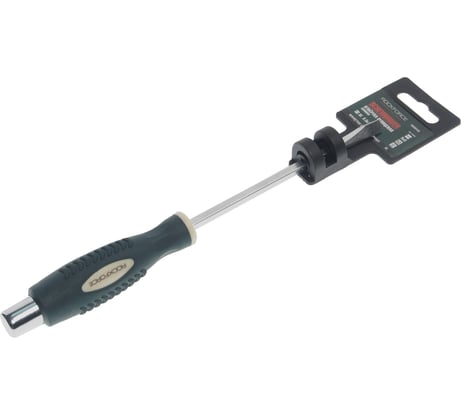 Шлицевая силовая магнитная отвертка Rockforce Profi S2 SL12x200мм RF-70212200(28252)