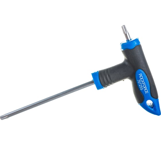 Ключ Rockforce TORX Т-образный с прорезиненной рукояткой T25x100мм RF-76725G(25702) 1