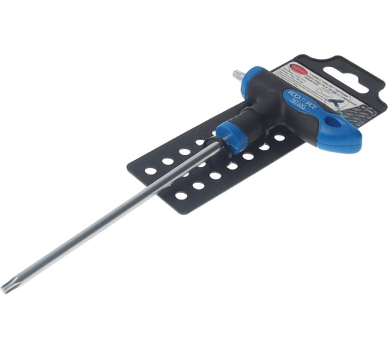 Т-образный ключ с прорезиненной рукояткой ROCKFORCE TORX T30x150мм RF-76730G