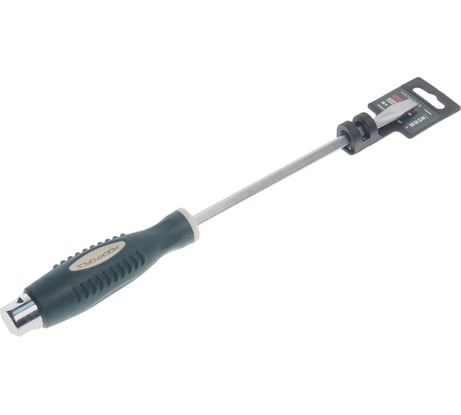 Шлицевая силовая магнитная отвертка Rockforce Profi S2 SL10x200мм RF-70210200(28251)