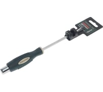 Шлицевая силовая магнитная отвертка Rockforce Profi S2 SL5.5x125мм RF-70255125(28256)