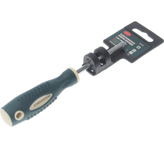 Крестовая магнитная отвертка Rockforce Profi S2 PH1.0х75мм RF-7011075(27179)