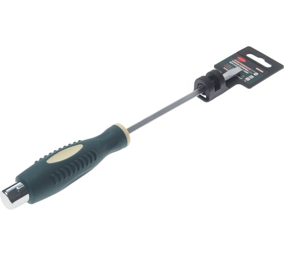 Шлицевая силовая магнитная отвертка Rockforce Profi S2 SL6.5х150мм RF-70265150(26229)