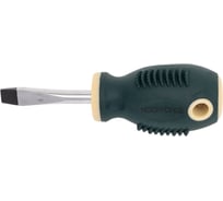 Шлицевая магнитная отвертка Rockforce Profi S2 SL6.5х38мм, на пластиковом держателе RF-70365038(28265)