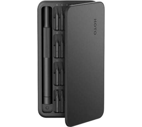 Отвертка HOTO прецизионная, с набором бит, Precision Screwdriver Set QWLSD009 HTT0009GL