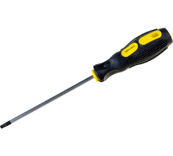 Отвертка ЭВРИКА TORX T25х125мм 5мм магнитная с противоскользящей ручкой ER-7DT-04