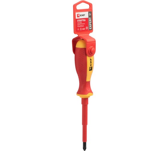 Отвертка EKF Expert PH2x100 мм 1000 В ph-2-100-exp-in 1