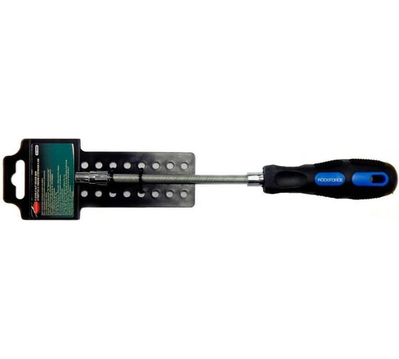 Рукоятка с гибким удлинителем и головкой Rockforce 7мм, на пластиковом держателе RF-64807(25688)