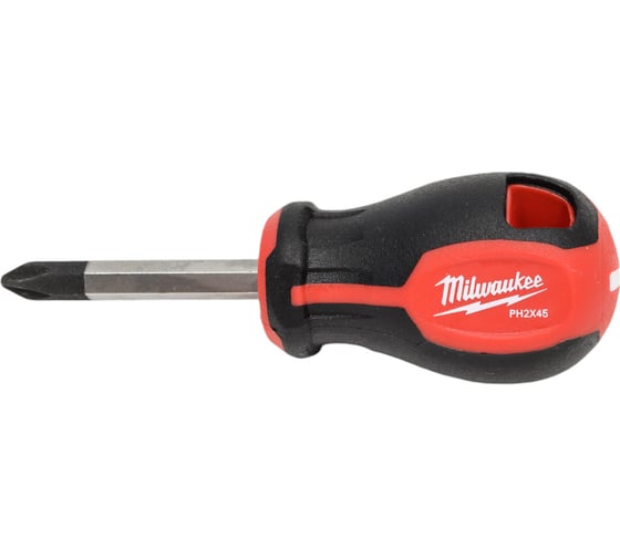 Магнитная отвертка с трехгранной рукояткой Milwaukee PH2x45 4932471787 1