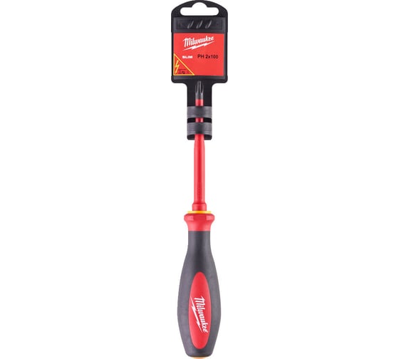 Изолированная тонкая отвертка Milwaukee VDE PH2 x100 4932471449 1