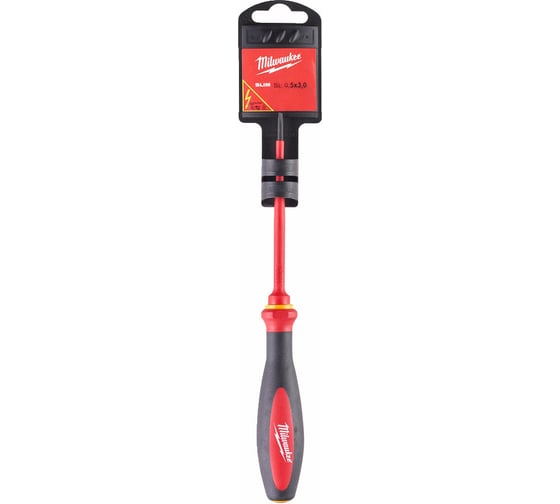 Изолированная тонкая отвертка Milwaukee VDE SL 0,5x3x100 4932471445 1