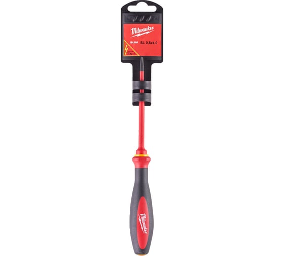 Изолированная тонкая отвертка Milwaukee VDE SL 0,8x4x100 4932471446 1