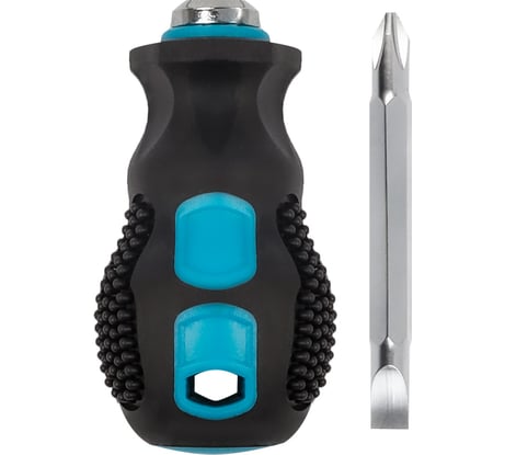 Двусторонняя отвертка Smartbuy ph2, sl6, короткая бита 38 мм, cr-v, tools SBT-SCN-2P4