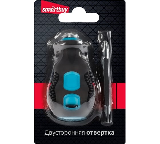 Двусторонняя отвертка Smartbuy ph2, sl6, короткая бита 38 мм, cr-v, tools SBT-SCN-2P4