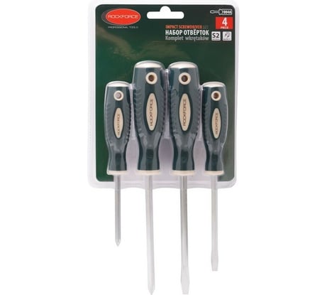 Набор магнитных отверток Rockforce Profi4 предмета RF-7004A(27190)
