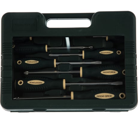 Набор магнитных отверток Rockforce Profi, 8 предметов RF-7008A(27192)